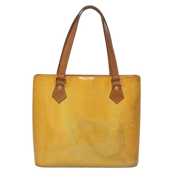 LOUIS VUITTON Monogram Vernis Houston Hand Bag Gris M91053 - Picture 2 of 13